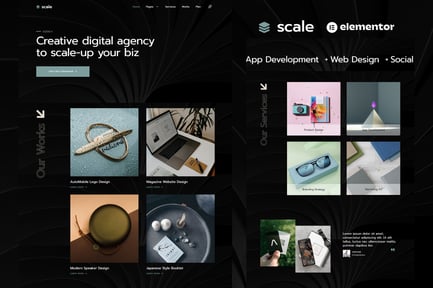 Preview: Scale - Creative Agency Elementor Template Kit