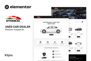 Preview: Otodeal - Used Car Dealer Elementor Template Kit