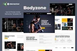 Preview: Bodyzone - Gym and Fitness Center Elementor Template Kit