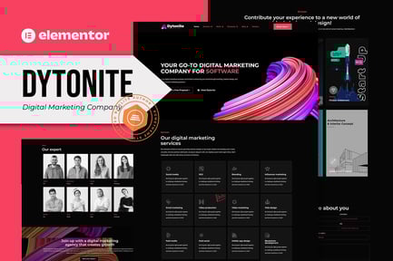 Preview: Dytonite - Digital Marketing Company Elementor Pro Template Kit
