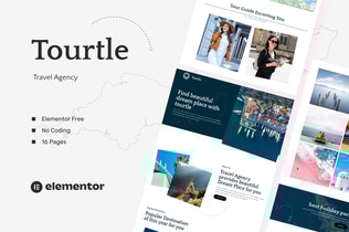 Preview: Tourtle - Travel Agency Template Kits