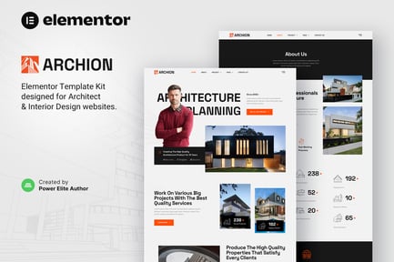 Preview: Archion – Architect & Contractor Elementor Template Kit