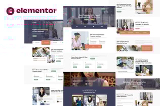 Preview: Butax - Tax Service & Financial Advisor Elementor Template Kit