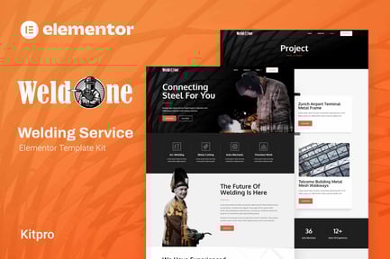 Preview: Weldone - Welding Service Elementor Template Kit