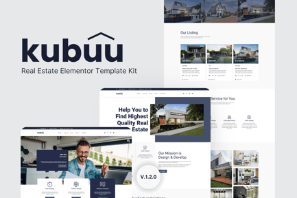 Preview: Kubuu - Real Estate Elementor Template Kit
