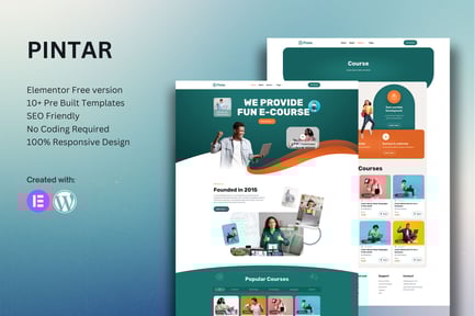 Preview: Pintar - Online Courses Elementor Template Kit
