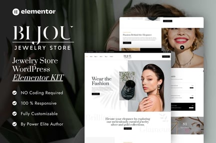 Preview: Bijou - Jewelry Store Elementor Pro Template Kit