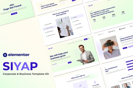 Preview: Siyap - Corporate & Business Elementor Template Kit