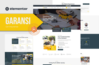 Preview: Garansi - Car Insurance Elementor Template Kit