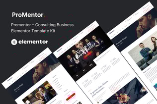 Preview: Promentor – Business Consulting Elementor Template Kit