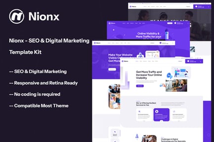Preview: Nionx - SEO & Digital Marketing Template Kit