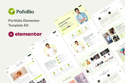 Preview: Pofollio - Portfolio Elementor Template Kit
