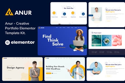 Preview: Anur - Portfolio Elementor Template Kit