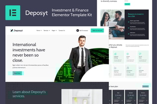 Preview: Deposyt - Investment & Finance Elementor Pro Template Kit