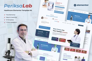 Preview: Periksalab - Healthcare & Medical Clinic Template Kits
