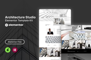 Vista previa: Archity - Template Kit Elementor para estudio de arquitectura