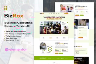 Preview: BizRox - Business Consulting Elementor Template Kit