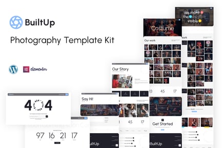 Preview: BuiltUp - Photography Template Kit