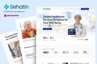 Preview: Sehatin - Health Care Service Elementor Template Kit