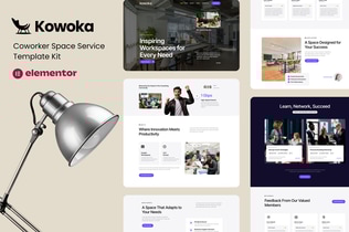 Preview: Kowoka - Coworking Space Rent Elementor Kit