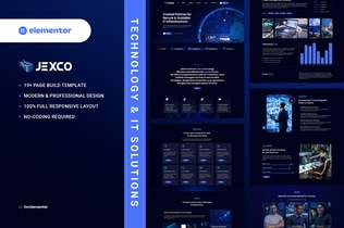 Preview: Jexco - Technology & IT Solutions Elementor Template Kit