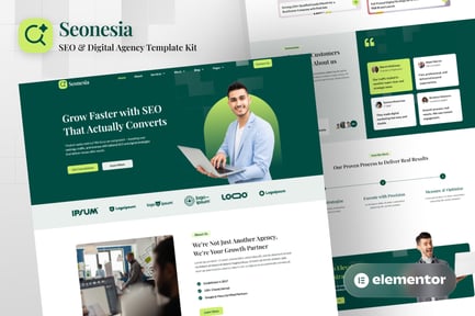 Preview: Seonesia - SEO & Digital Agency Elementor Template Kit