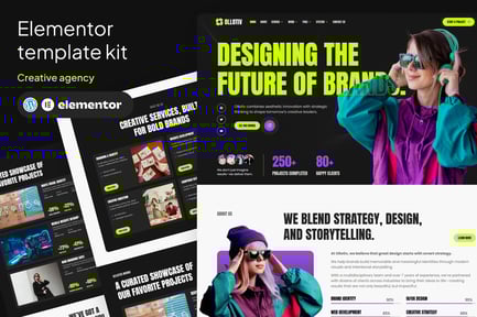 Preview: Ollotiv - Creative Agency Elementor Template Kit