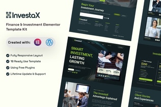 Preview: InvestaX - Finance & Investment Elementor Template Kit