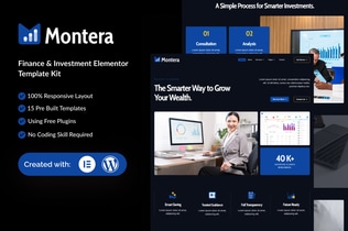 Preview: Montera - Finance & Investment Elementor Template Kit