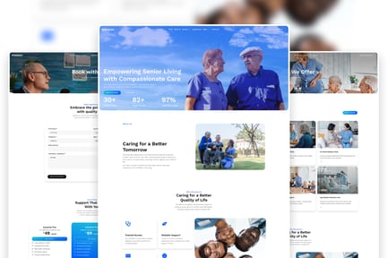 Preview: Grandcare - Residential Care Elementor Template Kit