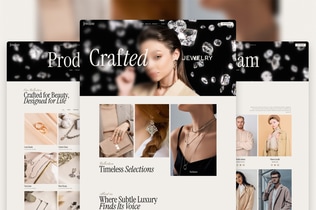 Preview: Jewelisse - Modern Luxury Jewelry Store Elementor Template Kit