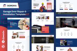 Preview: Doroka | Garage Door Repair Elementor Template Kit