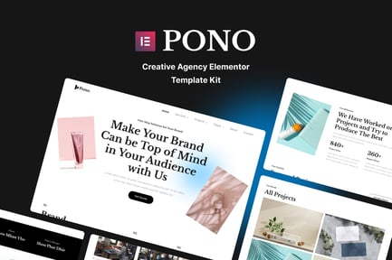 Preview: Pono - Creative Agency Elementor Template Kit