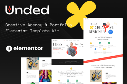 Preview: Unded - Creative Agency & Portfolio Elementor Template Kit