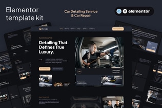 Preview: Careglo - Car Detailing Service & Car Repair Elementor Template Kit