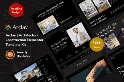Arclay — Architecture Elementor Template Kit