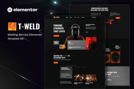 Preview: Tweld - Welding Service Elementor Template Kit