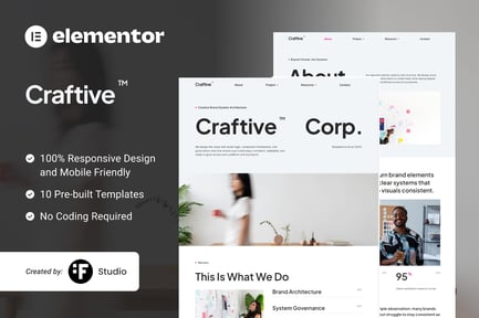 Preview: Craftive - Creative Brand System Architecture Service