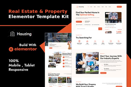 Preview: Hauzing - Real Estate & Property Elementor Template Kit