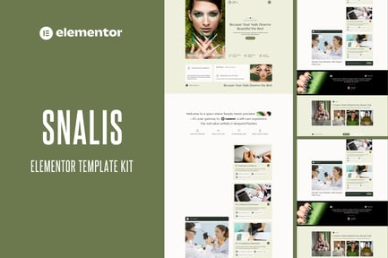 Preview: Snalis - Nail Salon & Beauty Care Elementor Template Kit