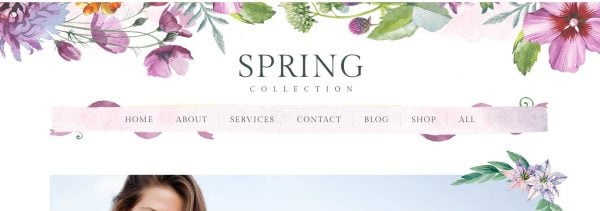 Spring Watercolor and Floral Template Kit