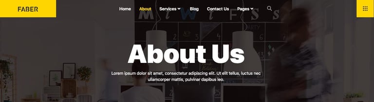 Faber - Template Kits For Tech Company