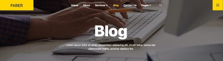 Faber - Template Kits For Tech Company