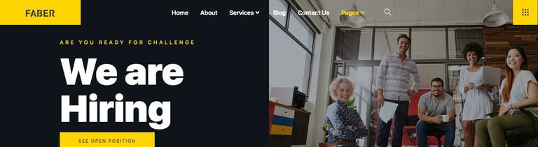 Faber - Template Kits For Tech Company