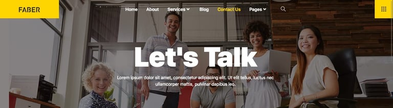 Faber - Template Kits For Tech Company