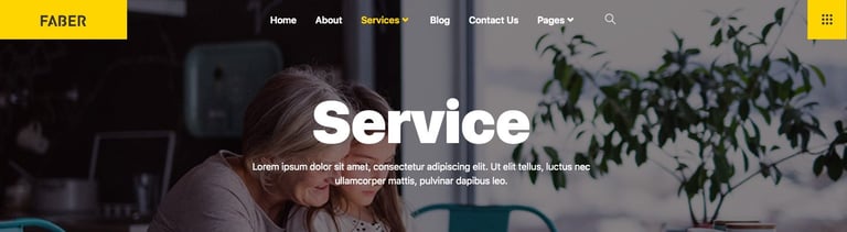 Faber - Template Kits For Tech Company