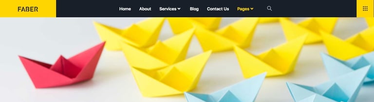 Faber - Template Kits For Tech Company