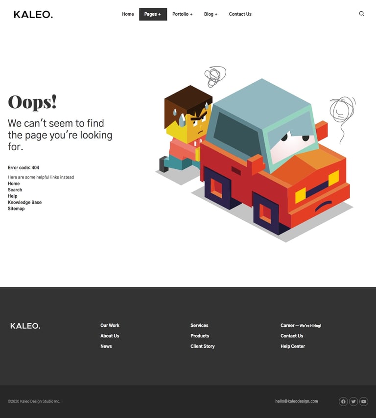 Kaleo - Creative Portfolio Template Kit