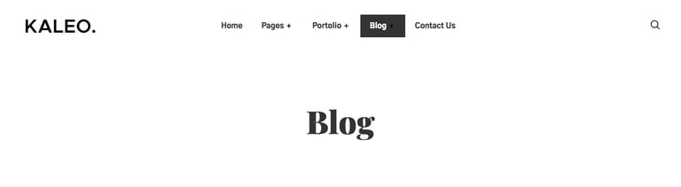 Kaleo - Creative Portfolio Template Kit