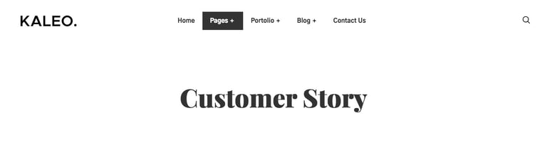 Kaleo - Creative Portfolio Template Kit